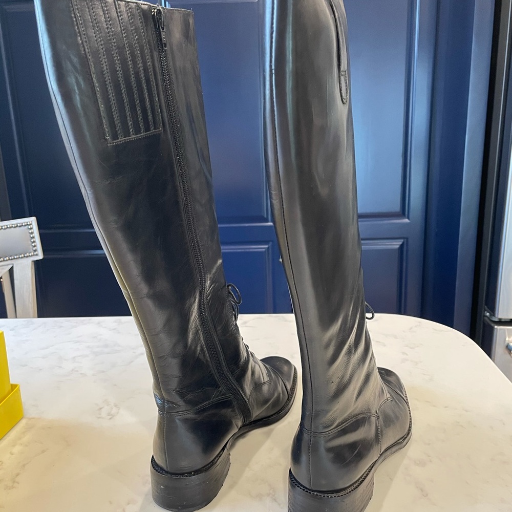 Black Knee High Boots